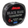 Linha Monofilamento Applaud Black Mask Preta 120m 40lb - 0.57mm - 120m - 1
