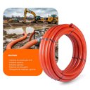 Ver imagem 4 de 5 Metros Mangueira de Sucção Duto Pesada em Pvc 2 Polegadas Laranja