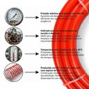 Ver imagem 2 de 5 Metros Mangueira de Sucção Duto Pesada em Pvc 2 Polegadas Laranja