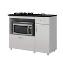 Ver imagem 3 de Balcão para Cozinha Cooktop 2 Portas 1 Gaveta 407 Benetil Móveis