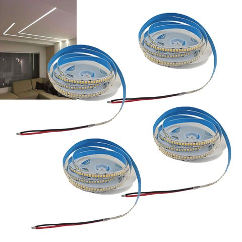 Fita Led 4000k 5 Metros 240 Leds 16w Kit 4 Unidades Sala Quarto Loja Casa Apartamento Sanca Teto Reb
