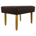 Ver imagem 7 de Puff Charme Decorativo Assento Extra para Sala Quarto Closet Penteadeira Pés Palito Design Moderno