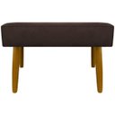 Ver imagem 6 de Puff Charme Decorativo Assento Extra para Sala Quarto Closet Penteadeira Pés Palito Design Moderno