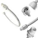 Ver imagem 7 de Sifão Pia Tanque Banheiro Cozinha + Válvula Cromada Abs 7/8 Ralo + Engate Flexível 72cm