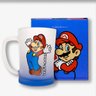 Caneca CHOP Fosca 650ML Mario LETS GO 10024172 Copo Personagem Super Mario BROS Bebida Leite Caf - 1