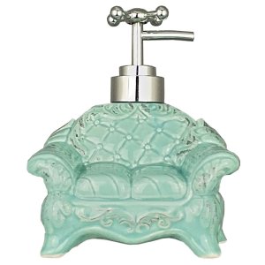 Porta Sabonete Liquido Sofá Retro 220 Ml - Verde