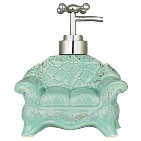 Porta Sabonete Liquido Sofá Retro 220 Ml - Verde