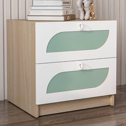 Gaveteiro Fox 2 Gavetas Legno Salinas/Verde Bellagio/Branco - Politorno - 1 Gaveteiro Fox 2 Gavetas Legno Salinas/Verde Bellagio/Branco - Politorno - 1