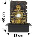 Ver imagem 3 de Fonte de Água Buda Cascata Grande com Luz de Led - 220v