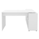 Ver mais imagens de Mesa Escrivaninha em L 140x130cm 8 Nichos Eron A06 - Mpozenato