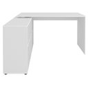 Ver imagem 7 de Mesa Escrivaninha em L 140x130cm 8 Nichos Eron A06 - Mpozenato