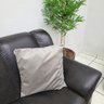 Capa de Almofada Glamour Decorativa Suede 50 X 50cm Avelã - 2