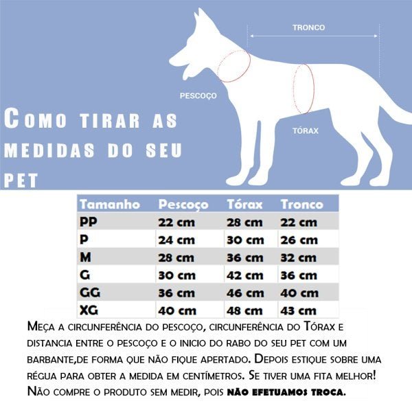 Roupa para Pet Cachorros Verão Fantasia Macacão M - 5