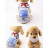 Roupa para Pet Cachorros Verão Fantasia Marinheiro P - 2