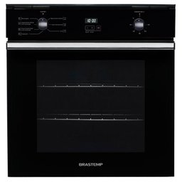 Forno de Embutir Elétrico Brastemp 84 Litros Preto com Convecção e Timer Touch - Boc84ae 220v - 1