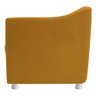 Poltrona Decorativa Suede Mostarda - 6