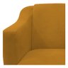 Poltrona Decorativa Suede Mostarda - 4