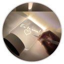 Ver imagem 6 de Luminária 3d de Escrever Abajur Tipo Lousa Acrílico + Caneta