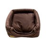 Cama Iglu E Toca Para Cachorro Luppet Marrom Super Luxo - G - 3