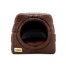 Cama Iglu E Toca Para Cachorro Luppet Marrom Super Luxo - G - 1