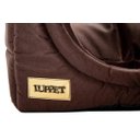Ver imagem 4 de Cama Iglu E Toca Para Cachorro Luppet Marrom Super Luxo - G