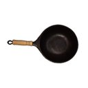 Ver imagem 2 de Frigideira Wok Antiaderente Cabo Madeira 20cm e Espátula
