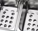 Ver imagem 3 de Fritadeira Elétrica 2 Cubas Plus Aço Inox 10l 110v 3600w