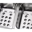 Ver imagem 3 de Fritadeira Elétrica 2 Cubas Plus Aço Inox 10L 220v 5000W