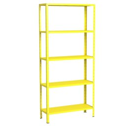 Estante Aço 5 Prateleiras Livros Cozinha Quarto Eaf005 Amarelo - 1