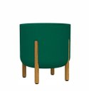 Ver imagem 1 de Vaso Cilíndrico Decore Polietileno 36x33x33cm Japi - Verde Musgo