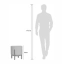 Ver imagem 3 de Vaso Cilíndrico Decore Polietileno 36x33x33cm Japi - Verde Musgo