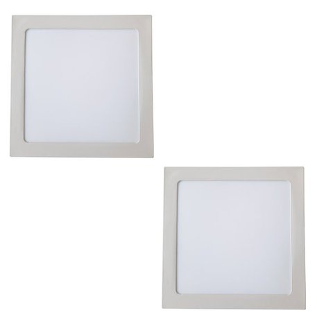 Embutido Fit Mega LED Quadrado 30x30 24W 2700K Kit com 2