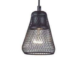 Lustre Pendente Preto 60w Decoração Luminária Teto Kit com 2 - 2