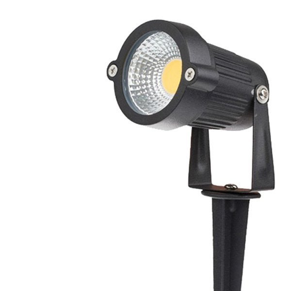 Luminária Espeto Jardim 5w Led 2700k Branco Quente Cob Ip65 - 2