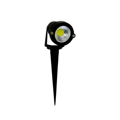 Luminária 5w Espeto Jardim Led Cob 2700k Branco Quente Ip65
