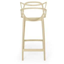 Kit 16 Banquetas Média Allegra 66cm Design Cozinha/bancada - Nude - 7