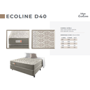 Ver imagem 5 de Colchão King Ecoflex D40 Malha Coleção Ecoline 193 X 203 Cm