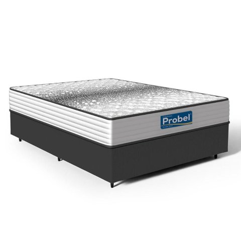 Cama Box com Colchão de Molas Ensacadas Double Face Essence Probel Casal 138cm