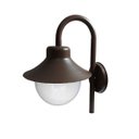 Ver imagem 1 de Arandela Colonial São Paulo Antigo 228 Globo de Vidro Leitoso Marrom