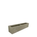 Ver imagem 2 de Jardineira Cubo 80 X 20 Cm Vasart 05 - Antique Camurça