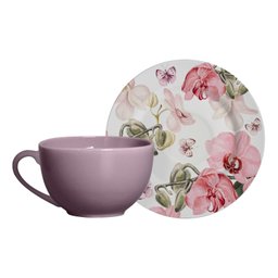 APARELHO DE JANTAR 20 PÇS FLOR ENCANTO ALLEANZA 1°LINHA - 5