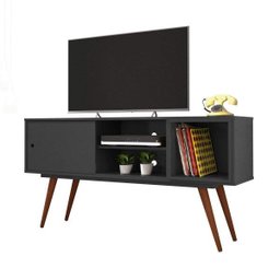 Rack para TV até 55 Polegadas 1 Porta 1 Prateleira Oregon Retrô  - 2