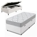 Ver imagem 1 de Cama Box Baú Solteiro Double Face 100% D33 Edén 88x188x58cm Herval - Suporta até 100kg