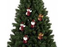Ver imagem 2 de Kit Enfeite para Árvore 6 Peças Boneco de Neve, Papai Noel e Rena 16cm - Riomaster