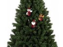 Ver imagem 2 de Kit Enfeite para Árvore 3 Peças Boneco de Neve, Papai Noel e Rena 16cm - Riomaster