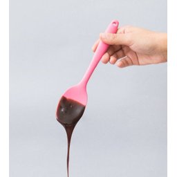 Espátula de Silicone Redonda Pequena Rosa - 2