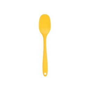 Espátula de Silicone Redonda Pequena Amarela