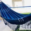 Ver imagem 2 de Rede Grande De Dormir Para Casal King 4,70m Várias Cores:Azul marinho