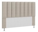Ver imagem 1 de Cabeceira Casal Estofada Cancun Bege - M&f Decor