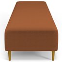Ver imagem 7 de Puff Decorativo Sala de Estar Bali W01 Pés Palito 170x60cm Bouclê Terracota - Lyam Decor